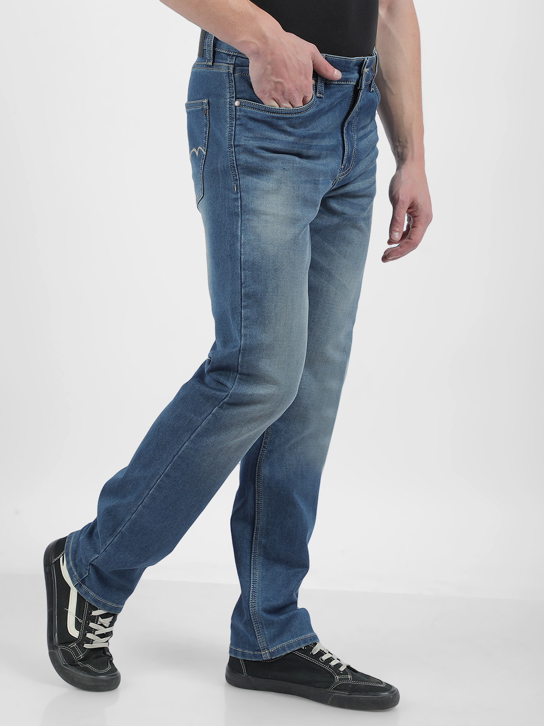 Numero Uno Men Faded Blue Jeans